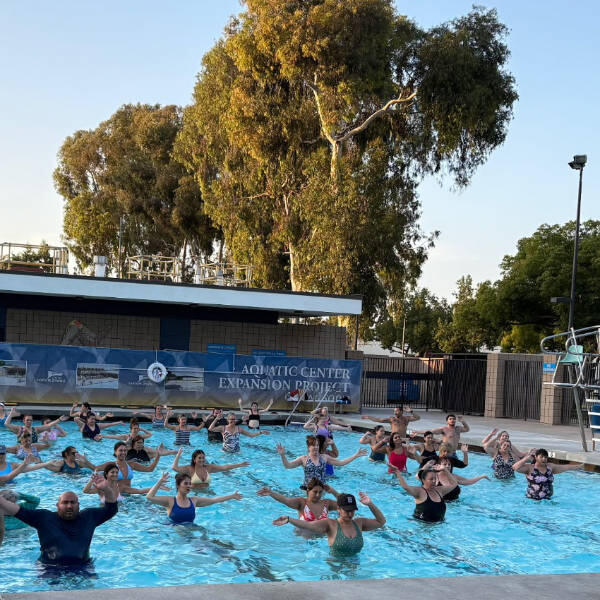 Aqua aerobics classes